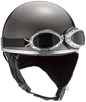 Amazon | バイクパーツセンター ヘルメット ハーフ 半帽